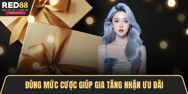 Đúng mức cược giúp gia tăng nhận ưu đãi