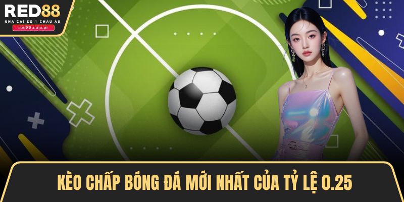 Kèo chấp bóng đá mới nhất của tỷ lệ 0.25