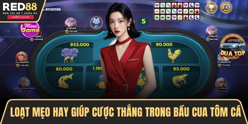 Loạt mẹo hay giúp cược thắng trong bầu cua tôm cá